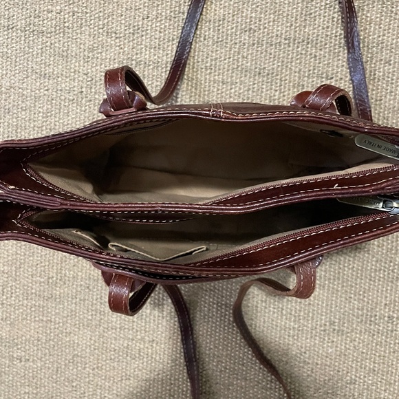Fab Vintage ISA 1982 ROMA Genuine Leather Bag - Italian made - Picture 5 of 8